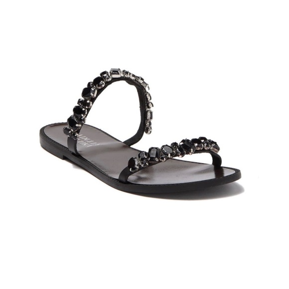 Badgley Mischka Embellished Sandal‎ - Picture 1 of 10